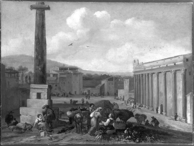 Scena del mercato romano - Collezioni di pittura statale bavarese
